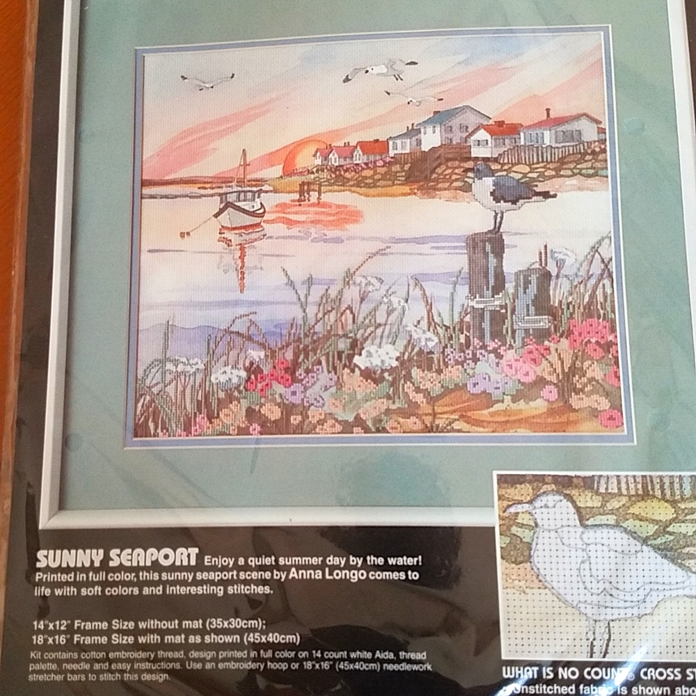 3 no count cross stitch kits by Dimensions nwt. 14x12, 16x10 and 16 x 12